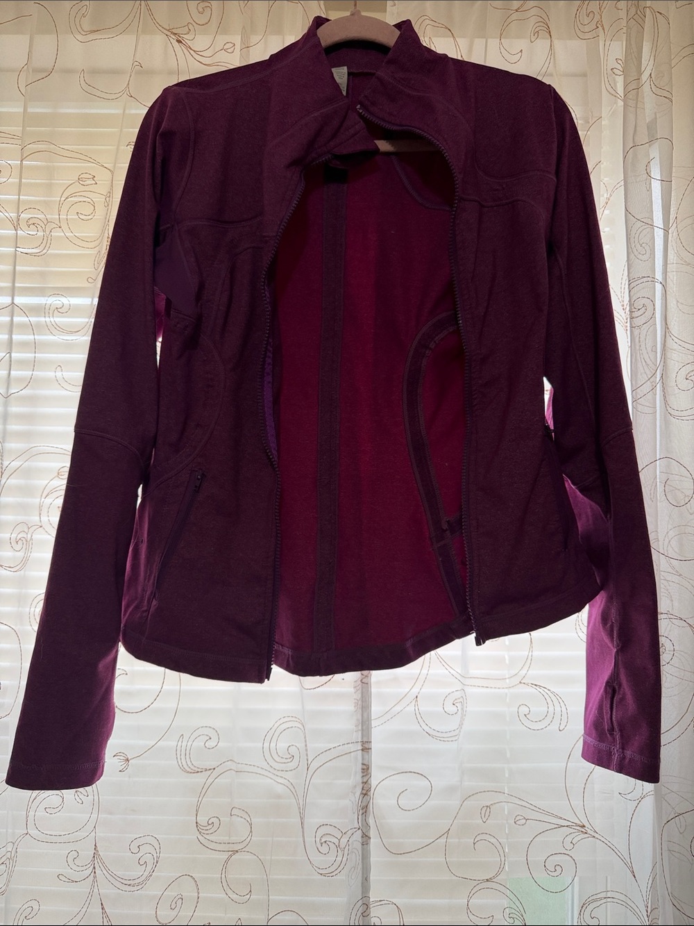 lululemon Plum Zip-Front Utility Jacket